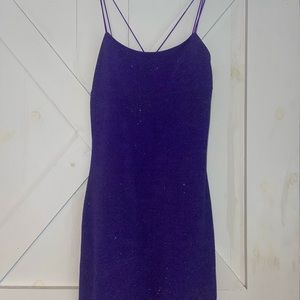 Purple homecoming dress